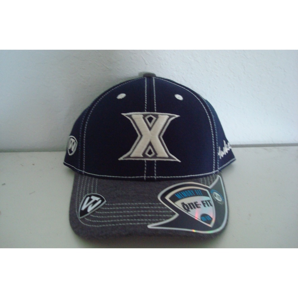 XAVIER MUSHETEERS  FITTED M/LG  GOLF BEACH DEADSTOCK HAT‎ CAP VINTAGE C2